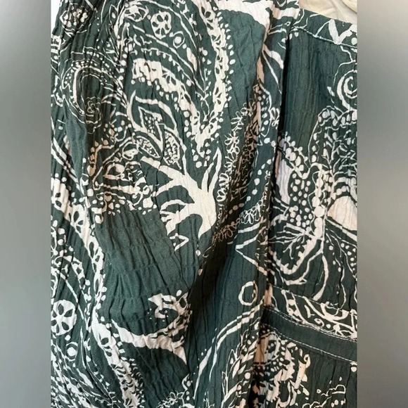 Mara Hoffman Violetta Cotton Fall RTW collection green midi dress size S - Picture 8 of 10